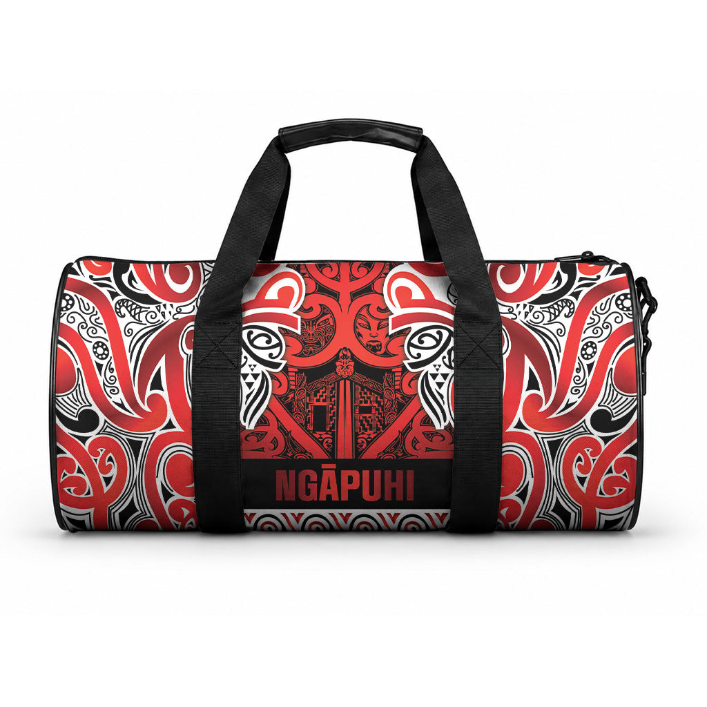 Aotearoa Iwi Ngapuhi Duffle Bag Maori Wharenui House Tribal Pattern