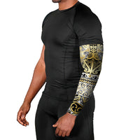 Aotearoa Iwi Ngati Whatua Arm Sleeves Maori Wharenui House Tribal Pattern LT9 - Polynesian Pride