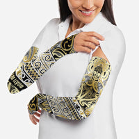 Aotearoa Iwi Ngati Whatua Arm Sleeves Maori Wharenui House Tribal Pattern LT9 - Polynesian Pride