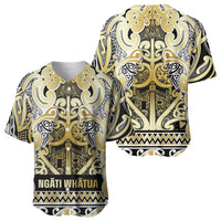 Aotearoa Iwi Ngati Whatua Baseball Jersey Maori Wharenui House Tribal Pattern LT9 - Polynesian Pride