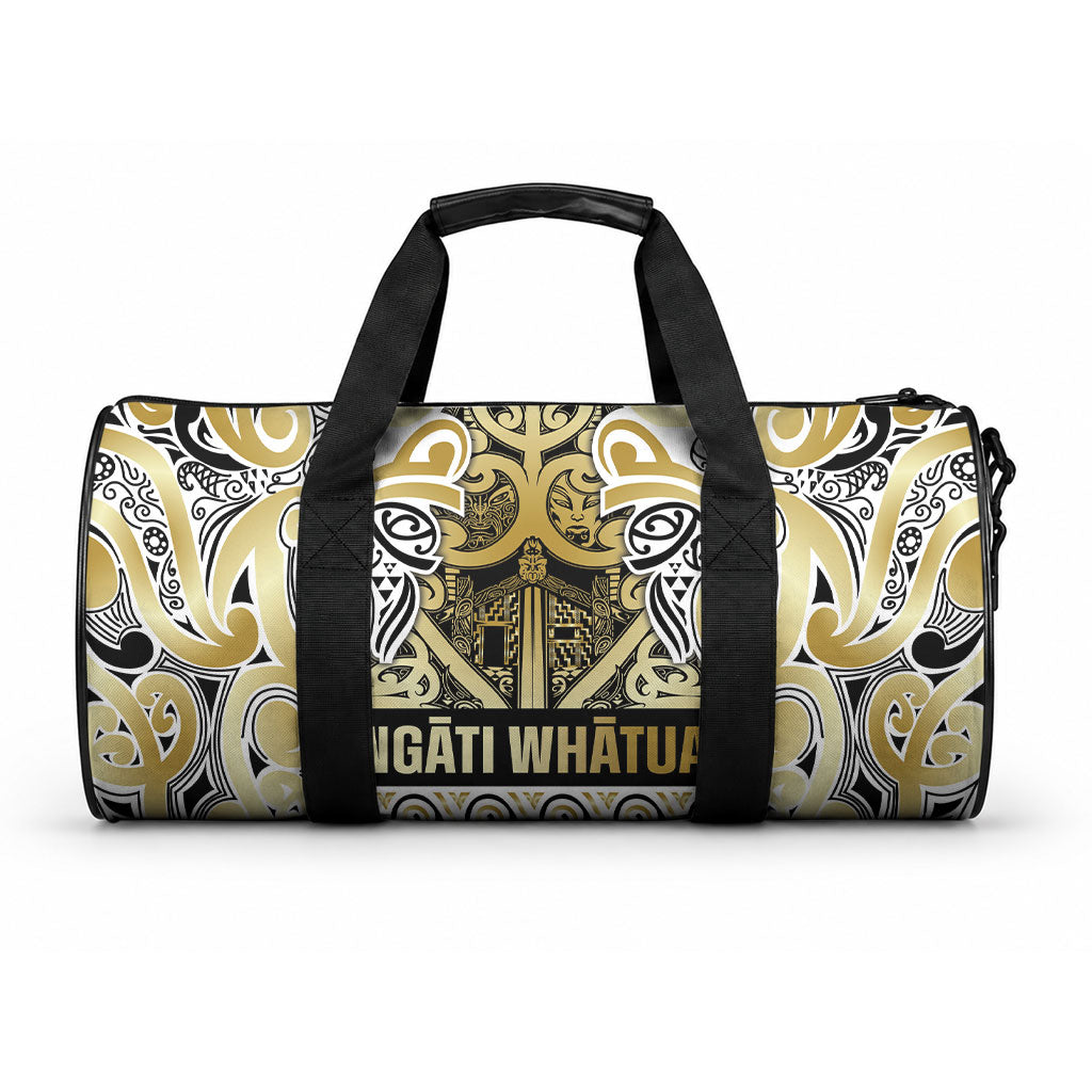Aotearoa Iwi Ngati Whatua Duffle Bag Maori Wharenui House Tribal Pattern