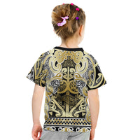 Aotearoa Iwi Ngati Whatua Kid T Shirt Maori Wharenui House Tribal Pattern LT9 - Polynesian Pride