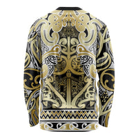 Aotearoa Iwi Ngati Whatua Long Sleeve Shirt Maori Wharenui House Tribal Pattern LT9 - Polynesian Pride