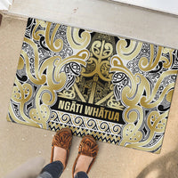 Aotearoa Iwi Ngati Whatua Rubber Doormat Maori Wharenui House Tribal Pattern LT9 - Polynesian Pride