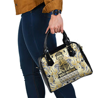 Aotearoa Iwi Ngati Whatua Shoulder Handbag Maori Wharenui House Tribal Pattern LT9 - Polynesian Pride