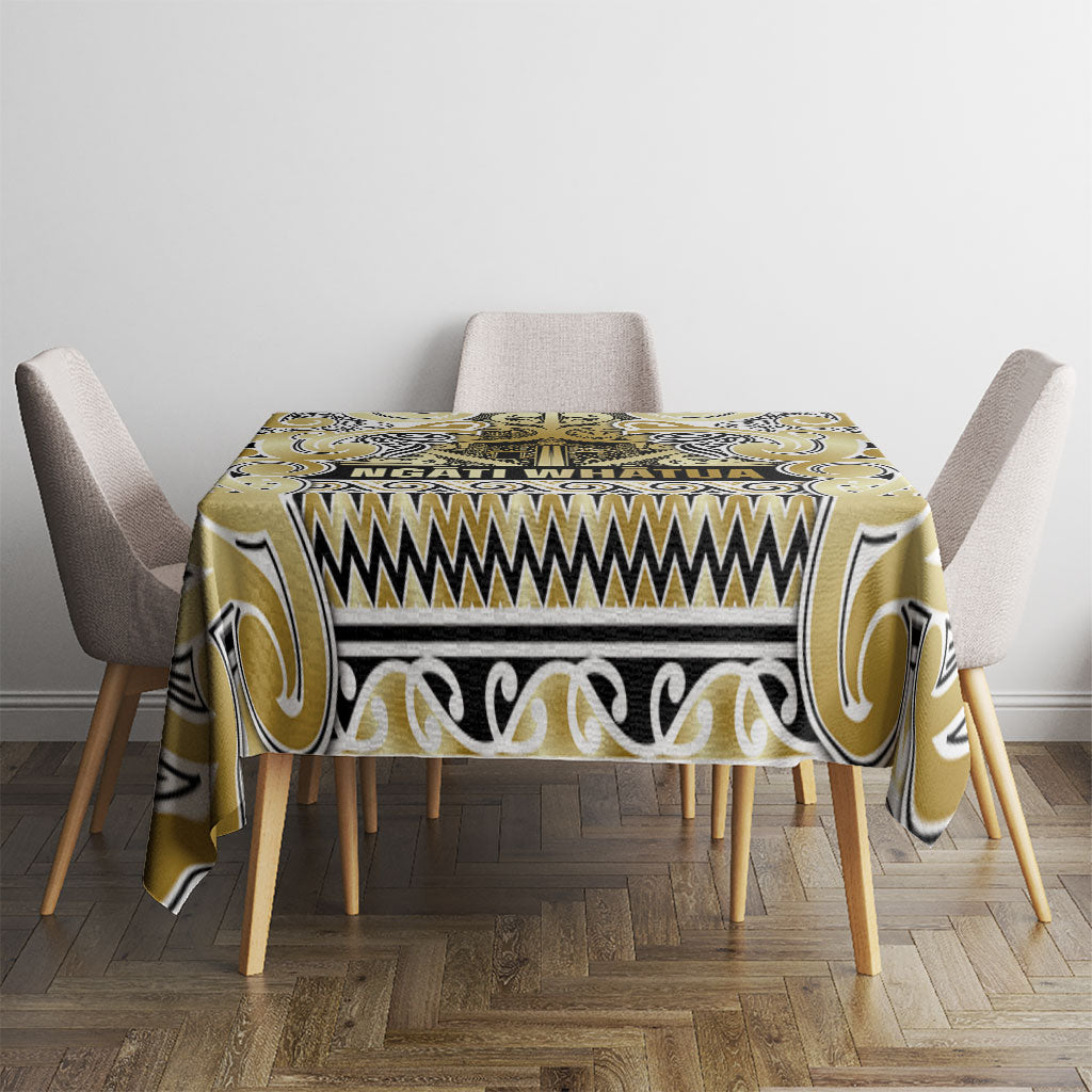 Aotearoa Iwi Ngati Whatua Tablecloth Maori Wharenui House Tribal Pattern LT9 - Polynesian Pride