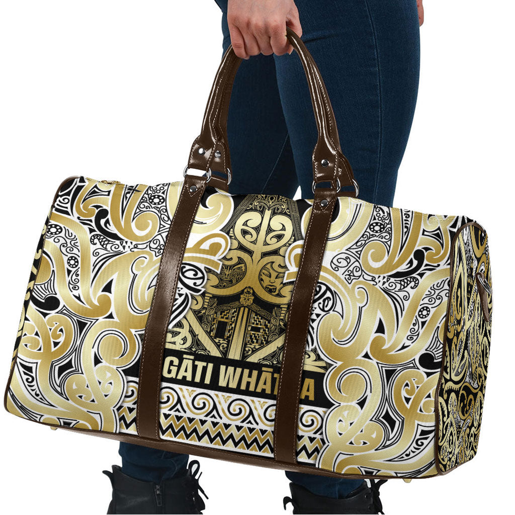 Aotearoa Iwi Ngati Whatua Travel Bag Maori Wharenui House Tribal Pattern LT9 - Polynesian Pride