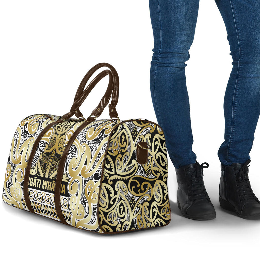 Aotearoa Iwi Ngati Whatua Travel Bag Maori Wharenui House Tribal Pattern LT9 - Polynesian Pride
