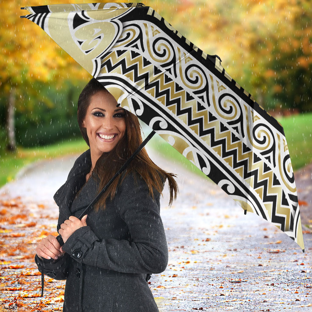 Aotearoa Iwi Ngati Whatua Umbrella Maori Wharenui House Tribal Pattern LT9 - Polynesian Pride