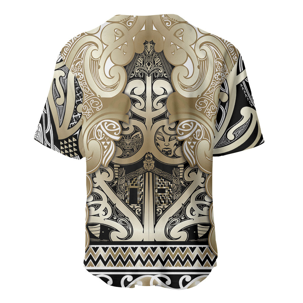 Aotearoa Iwi Waikato Tainui Baseball Jersey Maori Wharenui House Tribal Pattern LT9 - Polynesian Pride