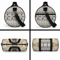 Aotearoa Iwi Waikato Tainui Duffle Bag Maori Wharenui House Tribal Pattern