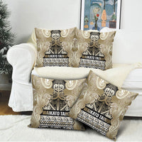 Aotearoa Iwi Waikato Tainui Pillow Cover Maori Wharenui House Tribal Pattern LT9 - Polynesian Pride