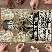 Aotearoa Iwi Waikato Tainui Puzzle Maori Wharenui House Tribal Pattern LT9 - Polynesian Pride