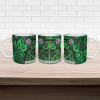 Aotearoa Iwi Ngati Maniapoto Ceramic Mug Maori Wharenui House Tribal Pattern LT9 - Polynesian Pride