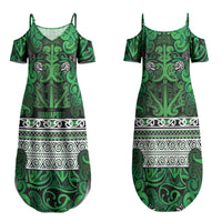 Aotearoa Iwi Ngati Maniapoto Couples Matching Summer Maxi Dress and Hawaiian Shirt Maori Wharenui House Tribal Pattern LT9 - Polynesian Pride