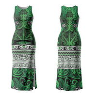 Aotearoa Iwi Ngati Maniapoto Couples Matching Tank Maxi Dress and Hawaiian Shirt Maori Wharenui House Tribal Pattern LT9 - Polynesian Pride