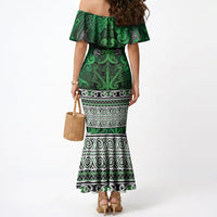 Aotearoa Iwi Ngati Maniapoto Mermaid Dress Maori Wharenui House Tribal Pattern LT9 - Polynesian Pride