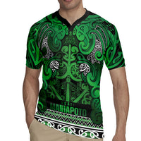 Aotearoa Iwi Ngati Maniapoto Rugby Jersey Maori Wharenui House Tribal Pattern LT9 - Polynesian Pride