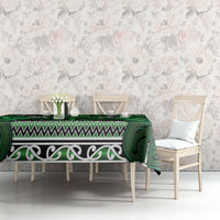 Aotearoa Iwi Ngati Maniapoto Tablecloth Maori Wharenui House Tribal Pattern LT9 - Polynesian Pride