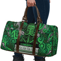 Aotearoa Iwi Ngati Maniapoto Travel Bag Maori Wharenui House Tribal Pattern LT9 - Polynesian Pride