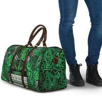 Aotearoa Iwi Ngati Maniapoto Travel Bag Maori Wharenui House Tribal Pattern LT9 - Polynesian Pride