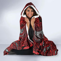 Aotearoa Iwi Te Arawa Hooded Blanket Maori Wharenui House Tribal Pattern LT9 - Polynesian Pride