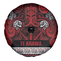 Aotearoa Iwi Te Arawa Spare Tire Cover Maori Wharenui House Tribal Pattern LT9 - Polynesian Pride