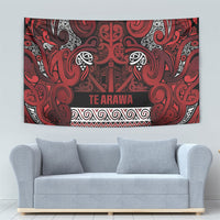Aotearoa Iwi Te Arawa Tapestry Maori Wharenui House Tribal Pattern LT9 - Polynesian Pride