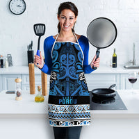 Aotearoa Iwi Ngati Porou Apron Maori Wharenui House Tribal Pattern LT9 - Polynesian Pride