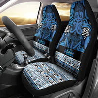 Aotearoa Iwi Ngati Porou Car Seat Cover Maori Wharenui House Tribal Pattern LT9 - Polynesian Pride