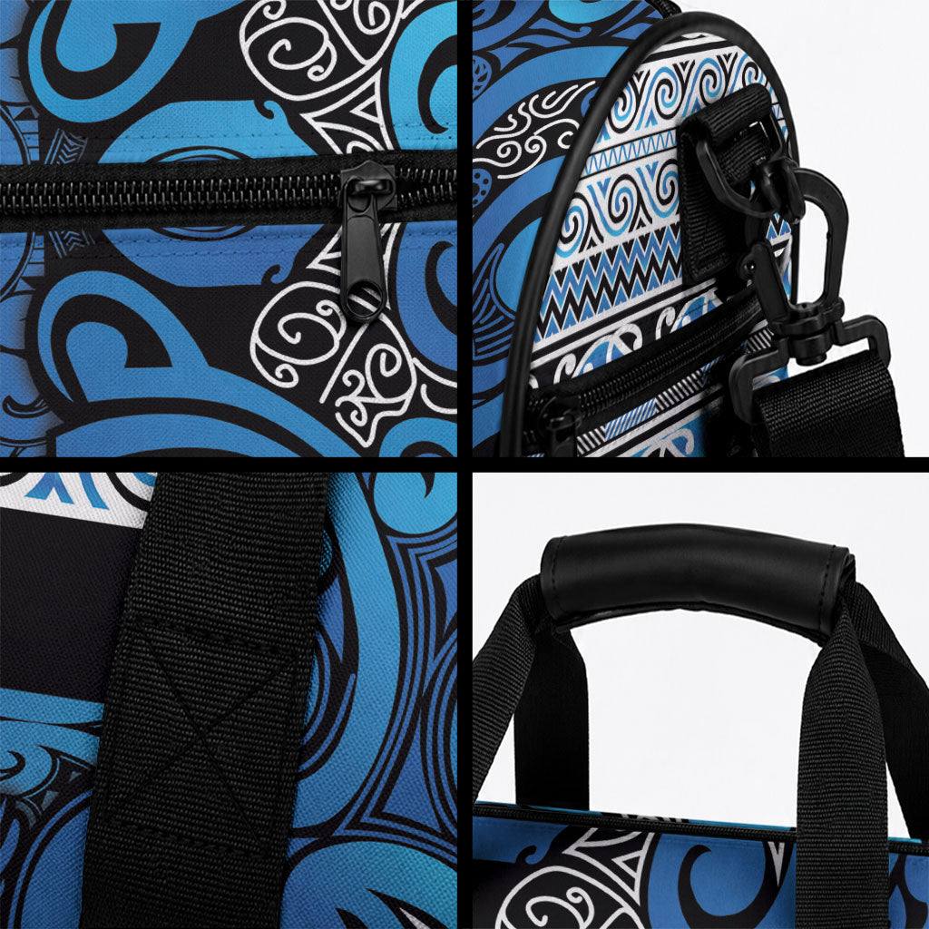 Aotearoa Iwi Ngati Porou Duffle Bag Maori Wharenui House Tribal Pattern