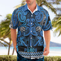 Aotearoa Iwi Ngati Porou Hawaiian Shirt Maori Wharenui House Tribal Pattern LT9 - Polynesian Pride