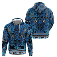 Aotearoa Iwi Ngati Porou Hoodie Maori Wharenui House Tribal Pattern LT9 - Polynesian Pride