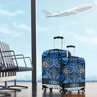 Aotearoa Iwi Ngati Porou Luggage Cover Maori Wharenui House Tribal Pattern LT9 - Polynesian Pride
