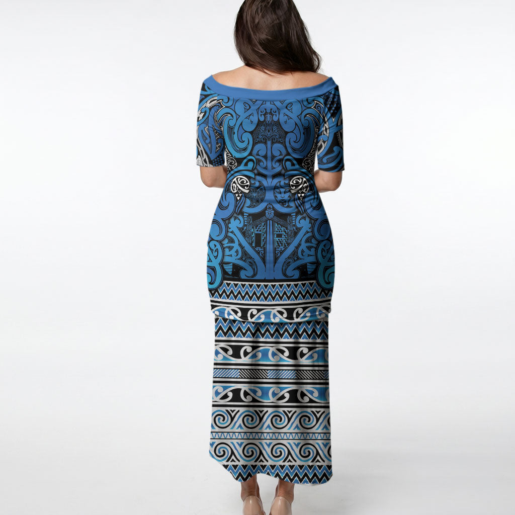 Aotearoa Iwi Ngati Porou Puletasi Maori Wharenui House Tribal Pattern LT9 - Polynesian Pride
