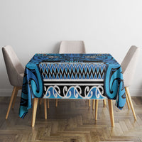 Aotearoa Iwi Ngati Porou Tablecloth Maori Wharenui House Tribal Pattern LT9 - Polynesian Pride