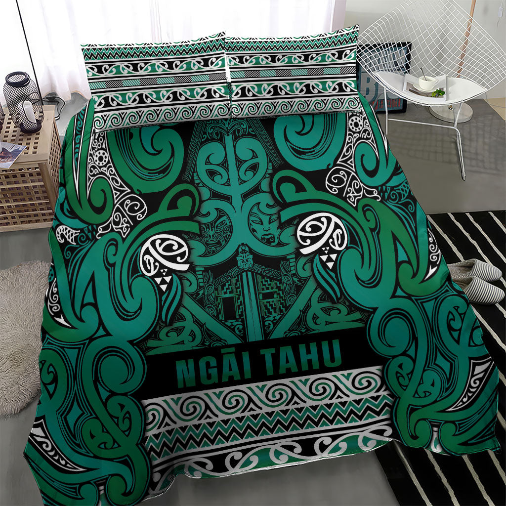 Aotearoa Iwi Ngai Tahu Bedding Set Maori Wharenui House Tribal Pattern LT9 - Polynesian Pride
