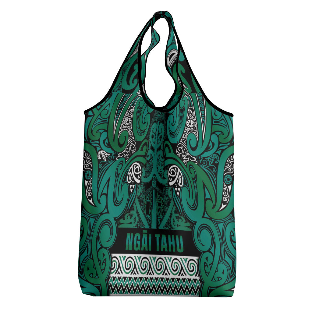 Aotearoa Iwi Ngai Tahu Grocery Bag Maori Wharenui House Tribal Pattern LT9 - Polynesian Pride