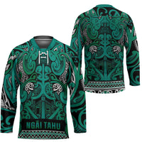 Aotearoa Iwi Ngai Tahu Hockey Jersey Maori Wharenui House Tribal Pattern LT9 - Polynesian Pride