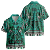 Aotearoa Iwi Ngai Tahu Kid Hawaiian Shirt Maori Wharenui House Tribal Pattern LT9 - Polynesian Pride