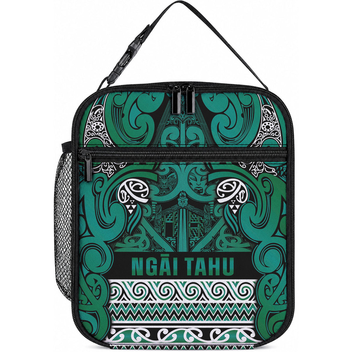 Aotearoa Iwi Ngai Tahu Lunch Bag Maori Wharenui House Tribal Pattern