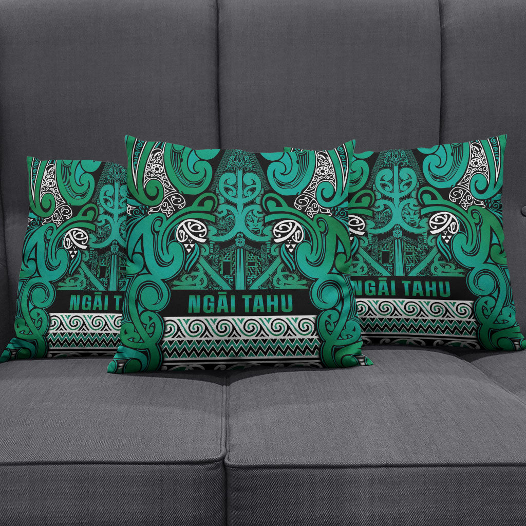 Aotearoa Iwi Ngai Tahu Pillow Cover Maori Wharenui House Tribal Pattern LT9 - Polynesian Pride
