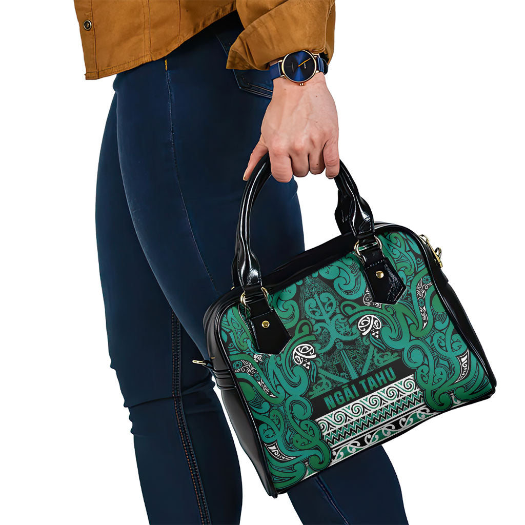 Aotearoa Iwi Ngai Tahu Shoulder Handbag Maori Wharenui House Tribal Pattern LT9 - Polynesian Pride