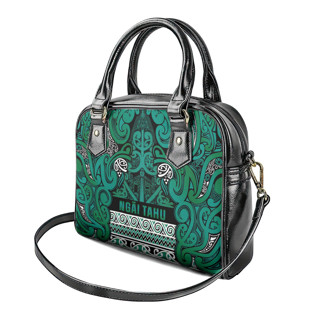 Aotearoa Iwi Ngai Tahu Shoulder Handbag Maori Wharenui House Tribal Pattern LT9 - Polynesian Pride