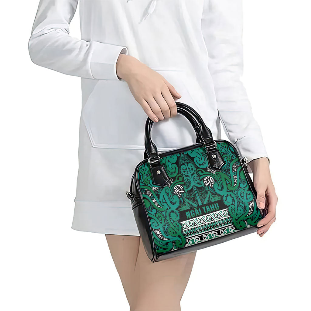 Aotearoa Iwi Ngai Tahu Shoulder Handbag Maori Wharenui House Tribal Pattern LT9 - Polynesian Pride