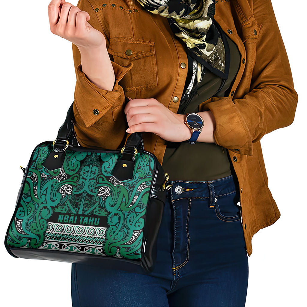 Aotearoa Iwi Ngai Tahu Shoulder Handbag Maori Wharenui House Tribal Pattern LT9 - Polynesian Pride