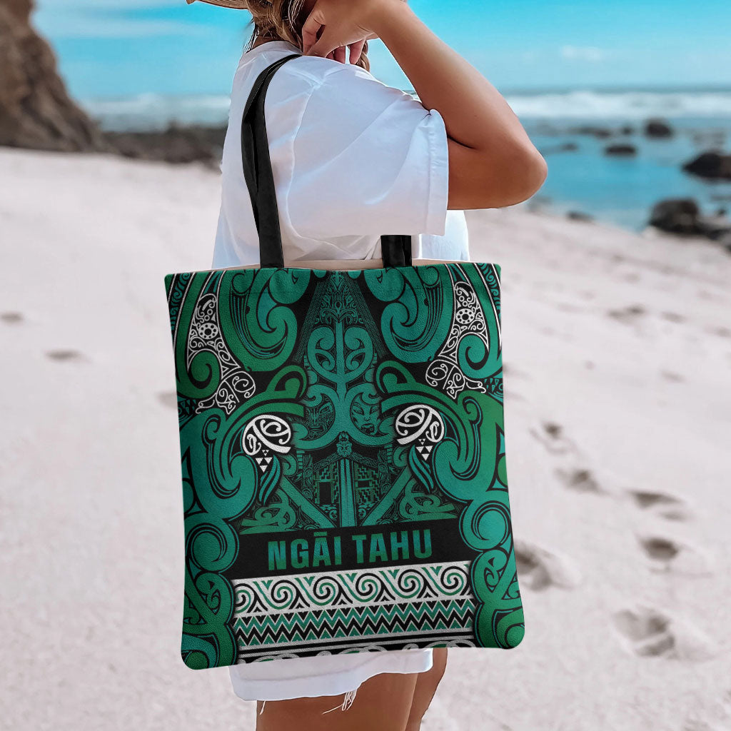 Aotearoa Iwi Ngai Tahu Tote Bag Maori Wharenui House Tribal Pattern LT9 - Polynesian Pride