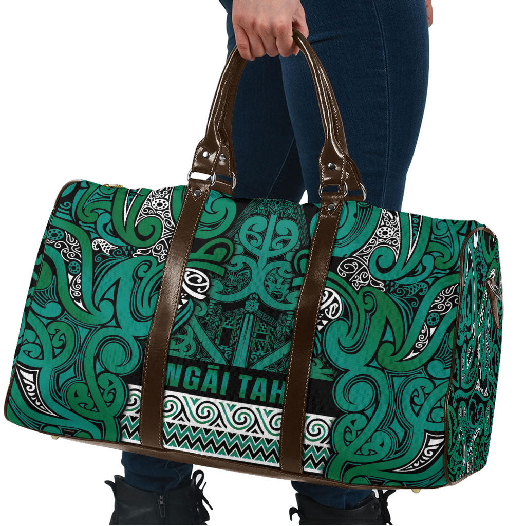 Aotearoa Iwi Ngai Tahu Travel Bag Maori Wharenui House Tribal Pattern LT9 - Polynesian Pride