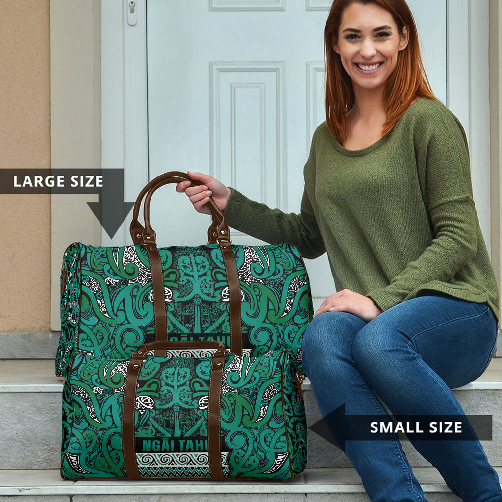 Aotearoa Iwi Ngai Tahu Travel Bag Maori Wharenui House Tribal Pattern LT9 - Polynesian Pride