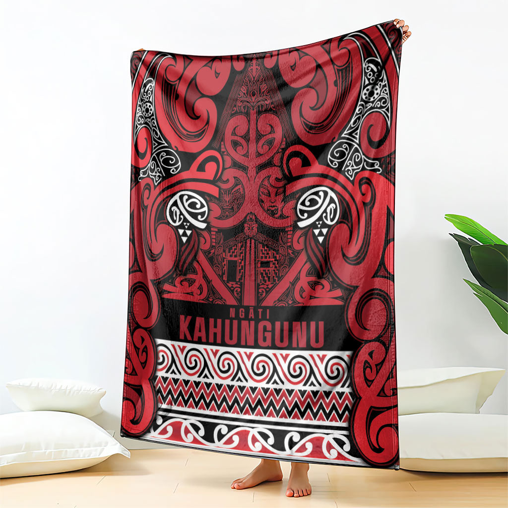 Aotearoa Iwi Ngati Kahungunu Blanket Maori Wharenui House Tribal Pattern LT9 - Polynesian Pride